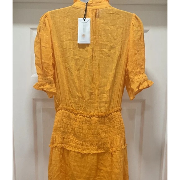 APIECE APART Las Alturas Maxi Dress In Tangelo Made In India NWT - Picture 8 of 9